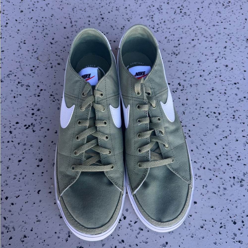 Nike Men's Sage Green High-Top Sneakers